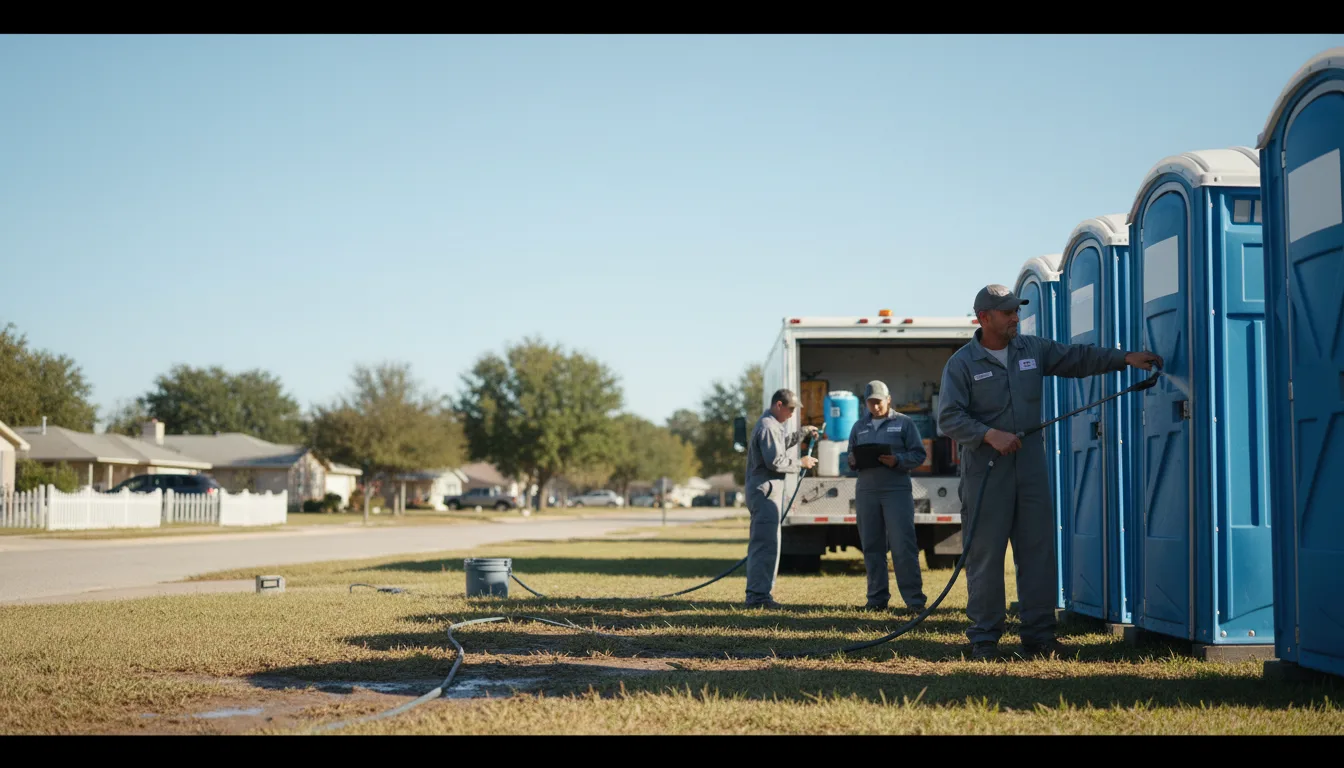 Long-Term Portable Toilet Rental in Albion, OK near me